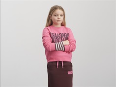 Mads Nørgaard carmine rose sweatshirt Talinka